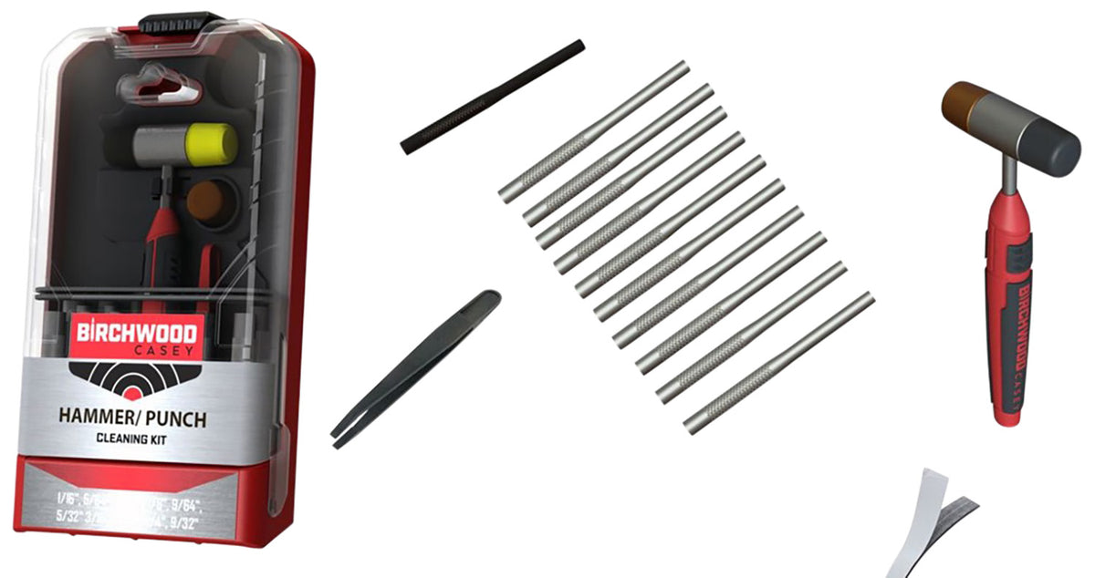 Birchwood Casey Hammer & Punch Kit 19 Pc with Dual Face Hammer