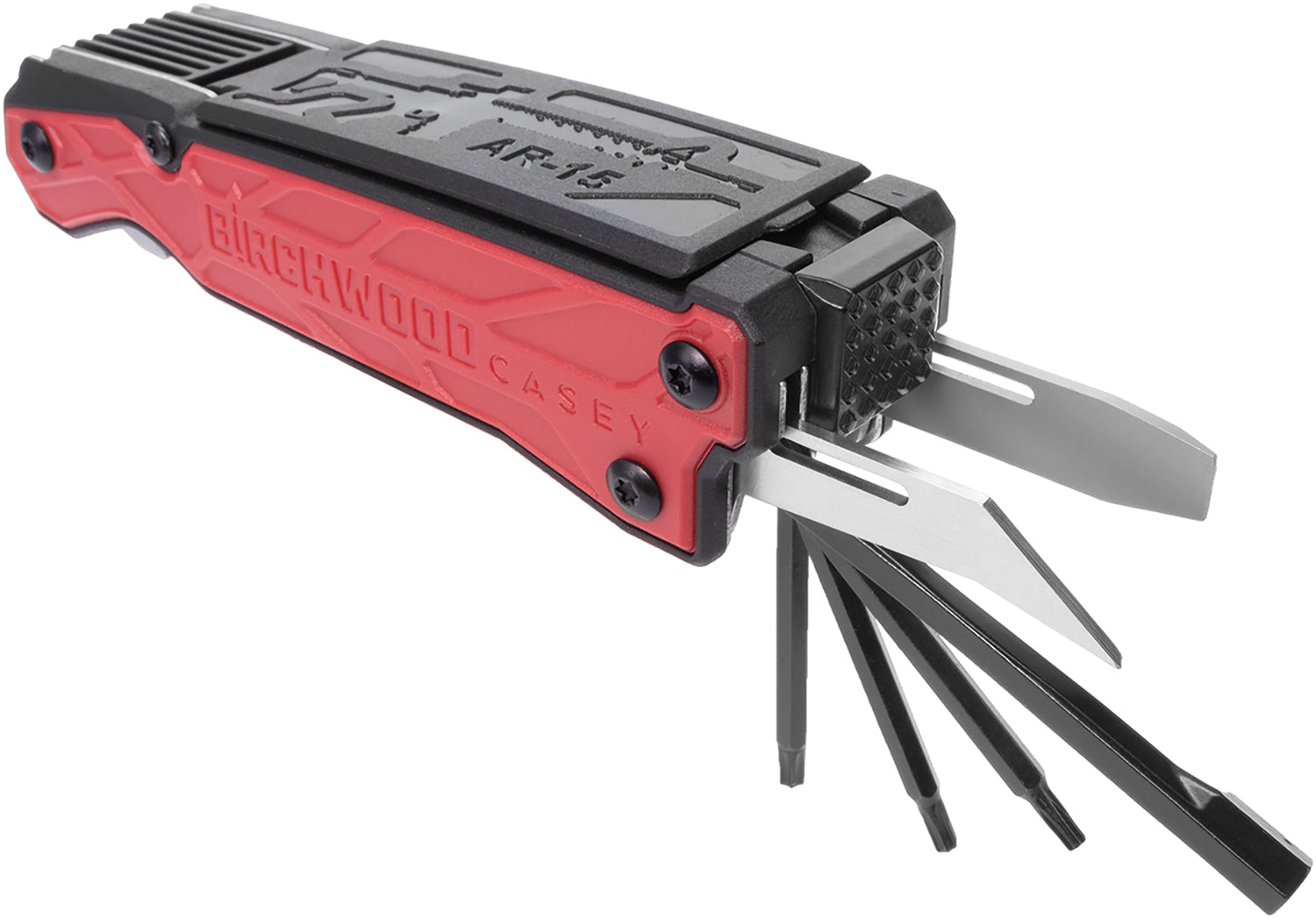Birchwood Casey ARMT Folding AR-15 Multi-Tool Black Red