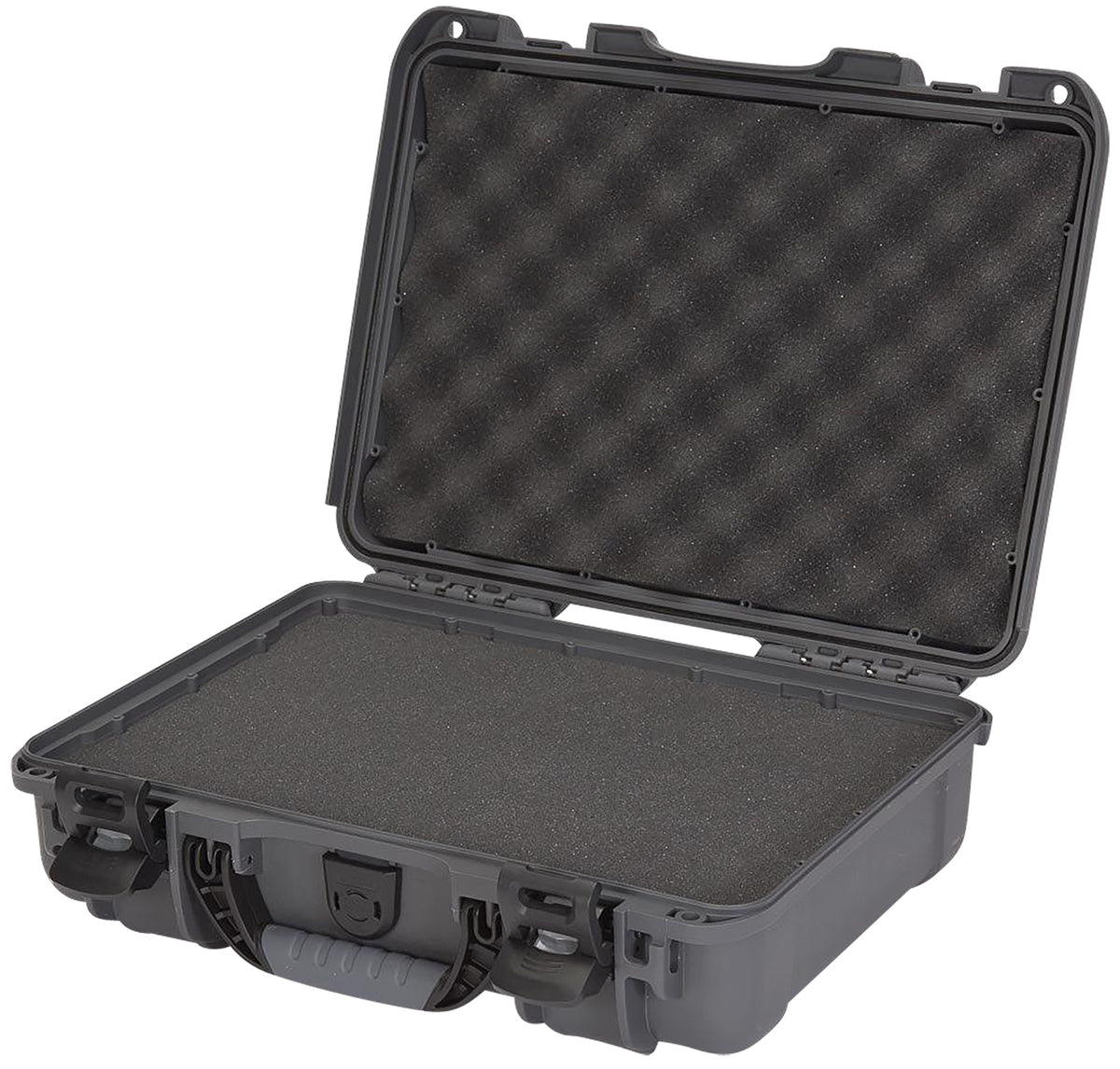 Nanuk 910 Rugged Waterproof Graphite Hard Case with Foam Padding Airline Approved