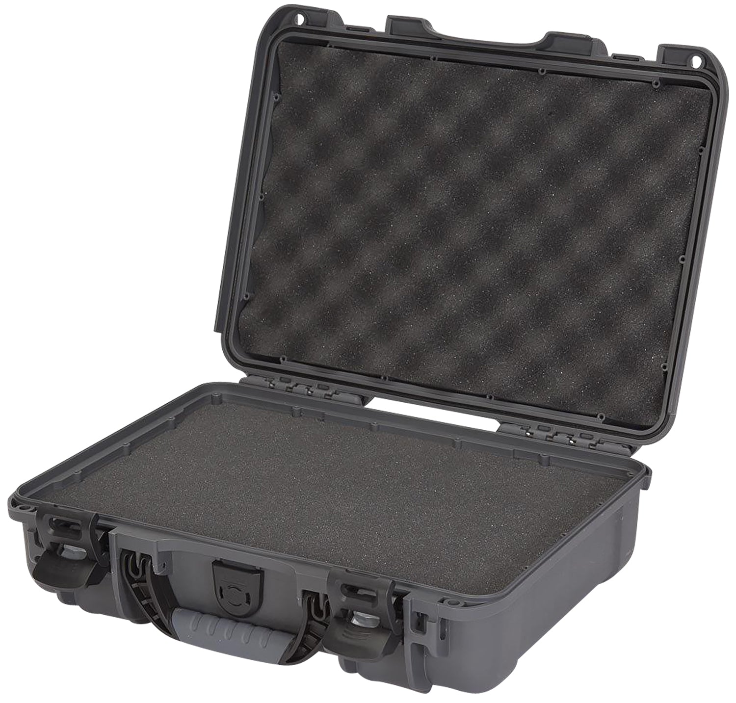 Nanuk 910 Rugged Waterproof Graphite Hard Case with Foam Padding Airline Approved