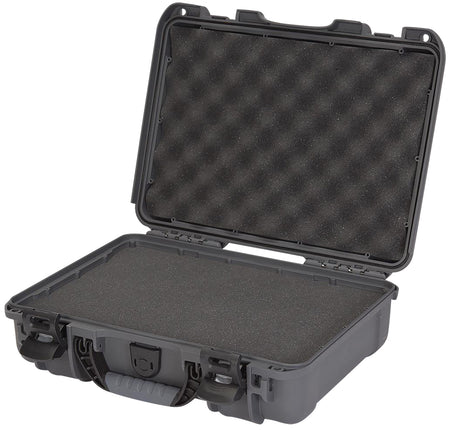 Nanuk 910 Rugged Waterproof Graphite Hard Case with Foam Padding Airline Approved