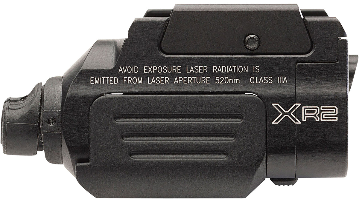 SureFire XR2ARD Rechargeable Weapon Light 800 Lumens LED Red Laser Black Compact Pistol