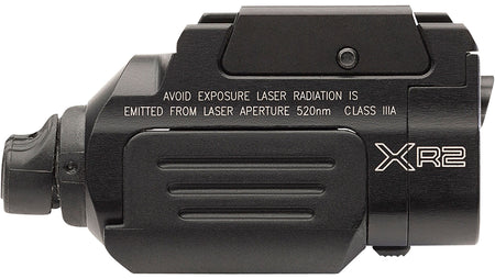 SureFire XR2ARD Rechargeable Weapon Light 800 Lumens LED Red Laser Black Compact Pistol