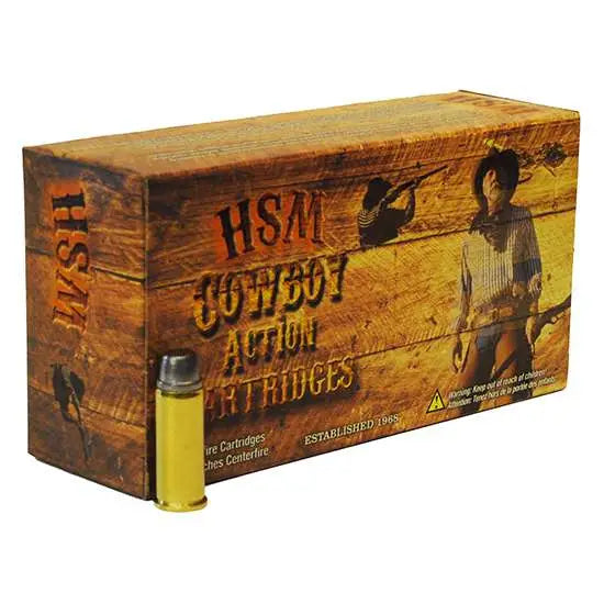 HSM .44 Magnum Cowboy Action 240 grain Semi-Wadcutter ammunition