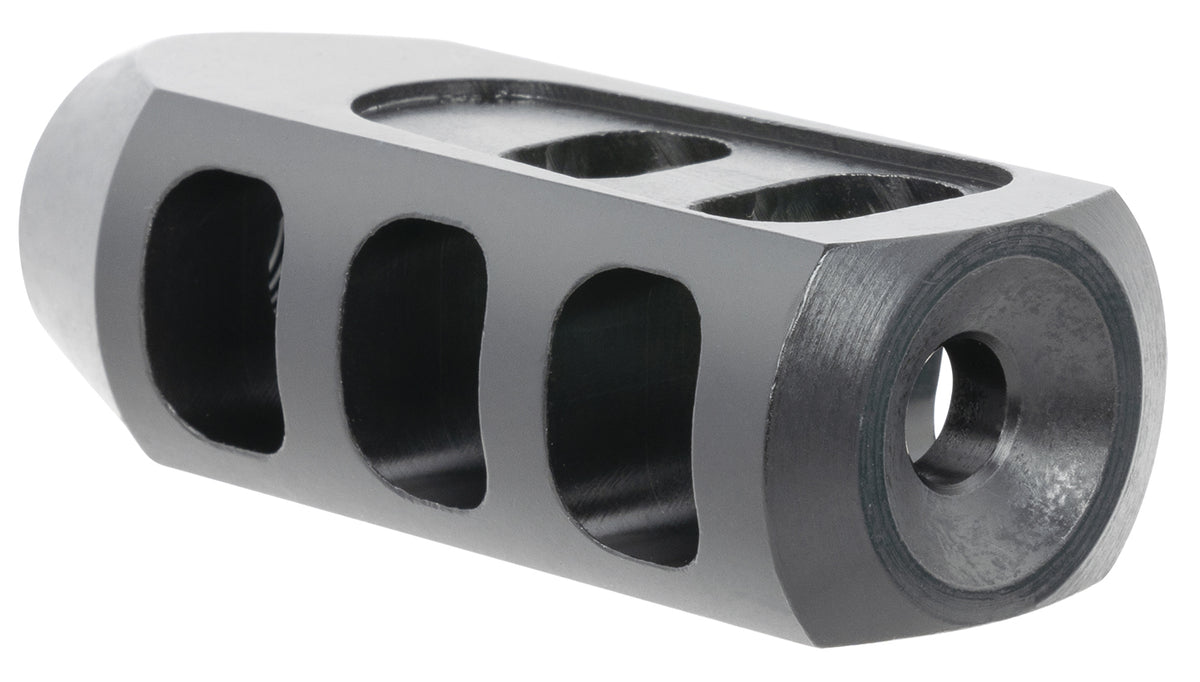 TacFire 5.56 NATO Tanker Muzzle Brake Black Oxide Steel 1/2"-28 TPI 2.76" OAL Reduces Recoil