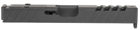 TacFire 40 S&W Stainless Steel Slide with Optics Cut Graphite Black for Glock 22 Gen3