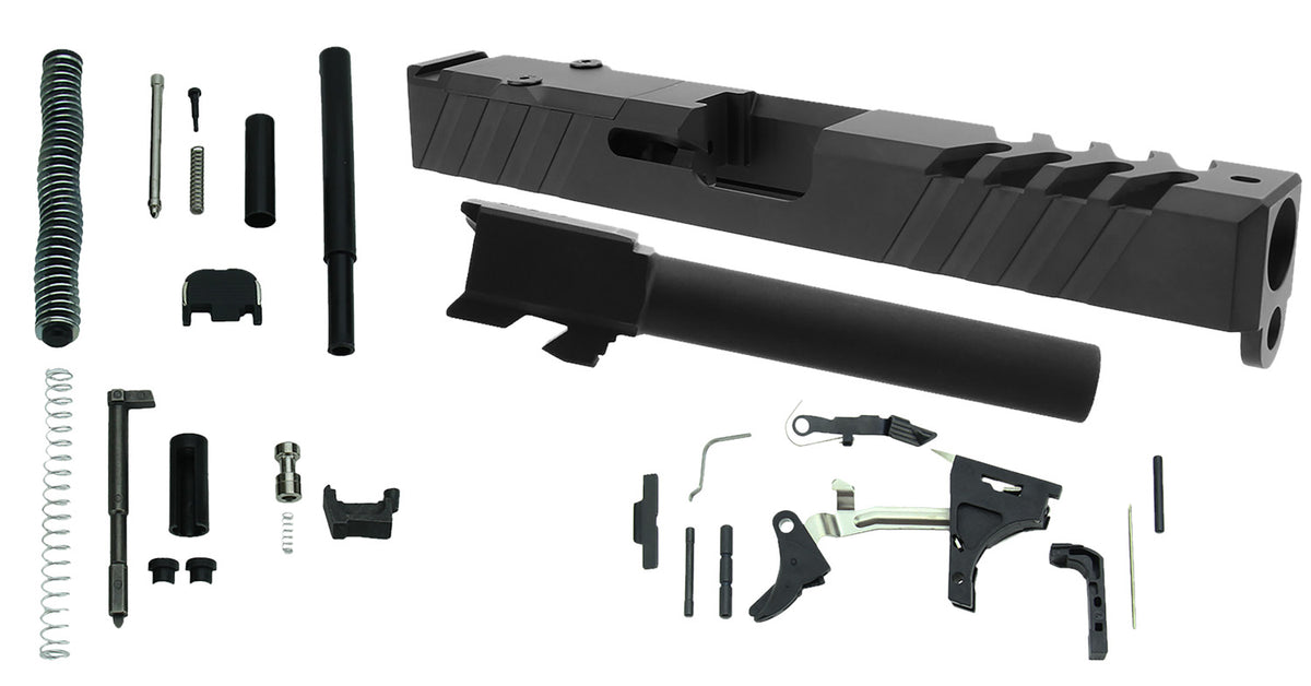 TacFire PKGLK17 9mm Glock 17 Gen3 Compatible Complete Pistol Parts Kit Black