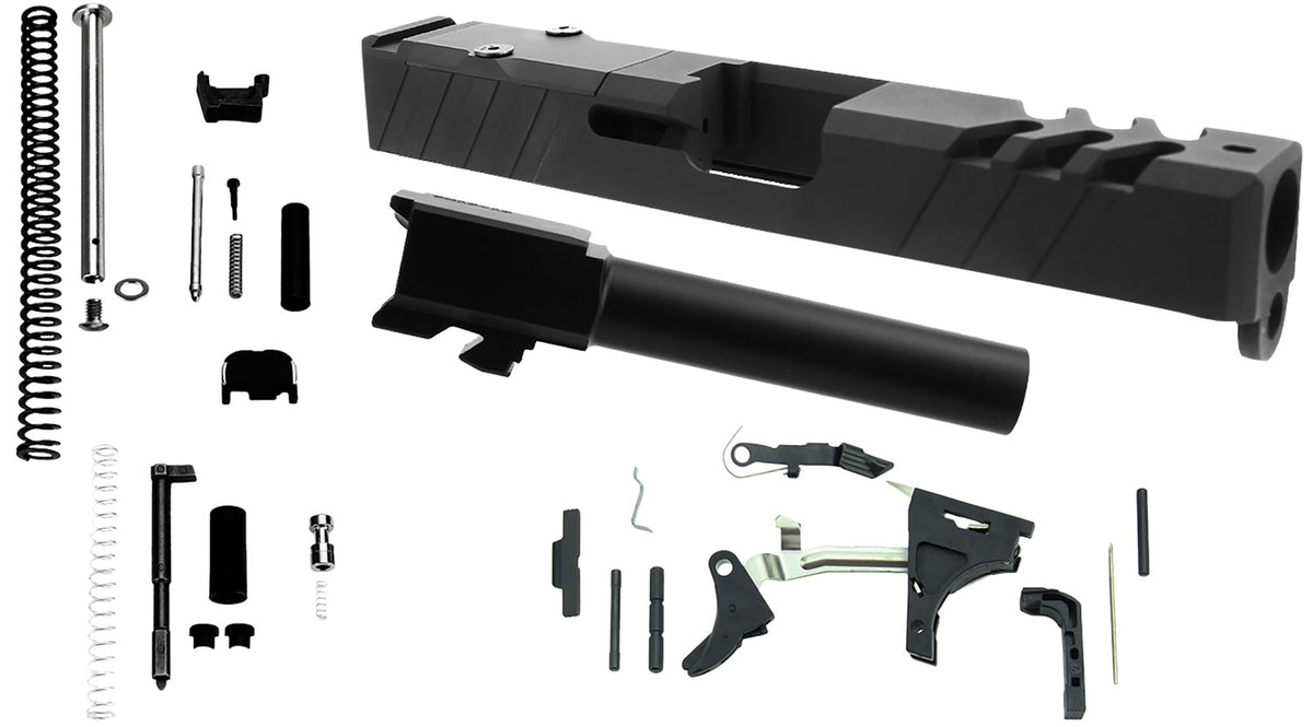 TacFire PKGLK19 9mm Glock 19 Gen3 Compatible Complete Pistol Parts Kit Black