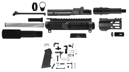 TacFire AR Platform Pistol Build Kit 9mm Luger 4.50" Barrel Black Complete