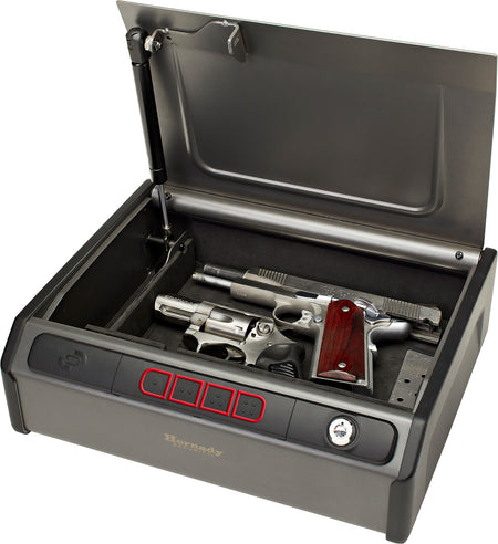 Hornady 97436 2-Handgun Rapid Safe RFID Gray Steel Access Code Entry