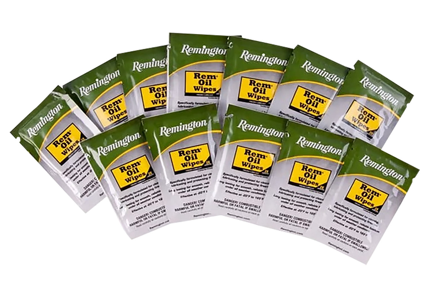 Remington Accessories 18411 Rem Oil Firearm Cleaning Wipes 12 Per Pack
