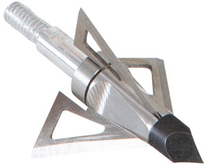 Allen 3-Blade Crossbow Broadhead Ballistic SS 100gr 1.125" Cutting Diameter 3PK