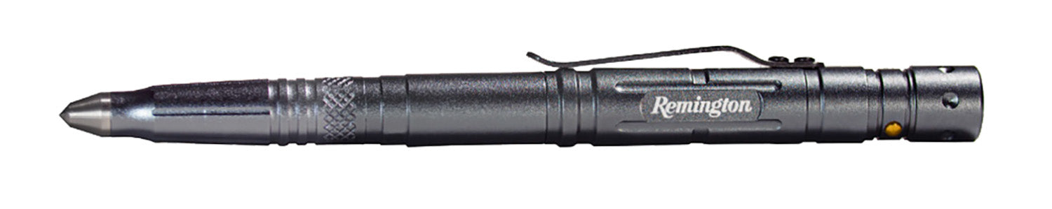 Remington Accessories 15678 Tactical Pen Gray w/Remington Logo Bottle Opener & Blade