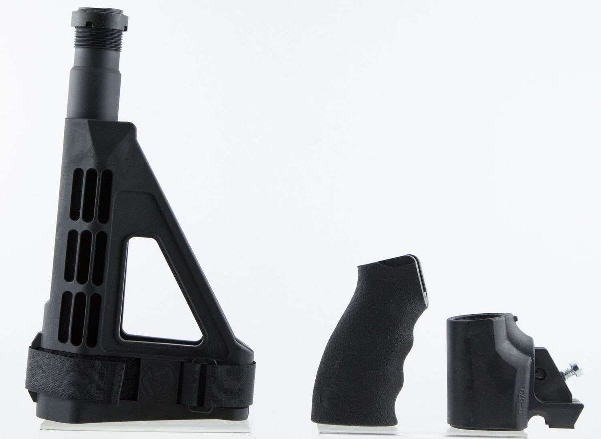 SB Tactical SBM4 Complete Stabilizing Brace Assembly for Remington 870 TAC-14 - Black