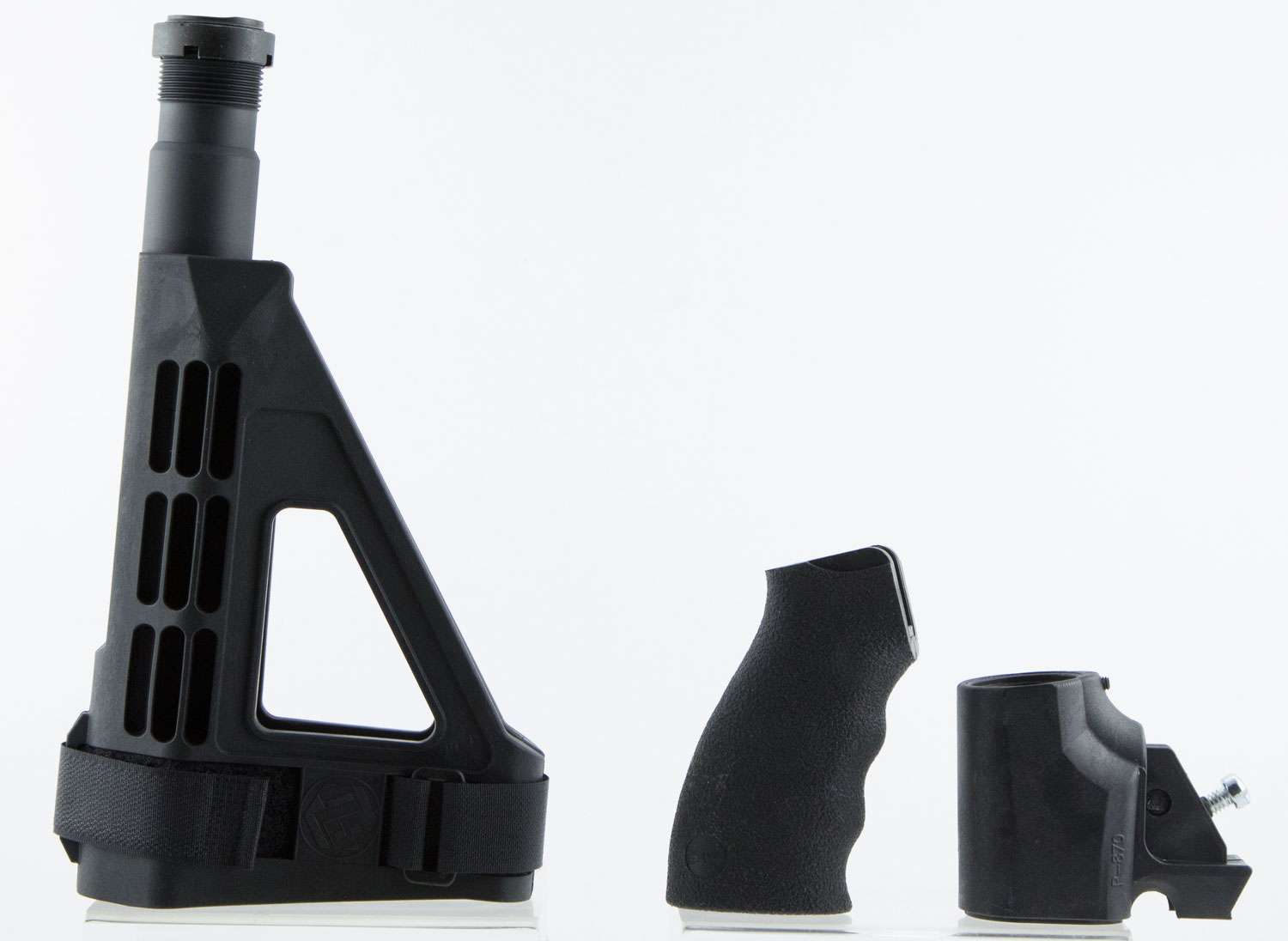 SB Tactical SBM4 Complete Stabilizing Brace Assembly for Remington 870 TAC-14 - Black