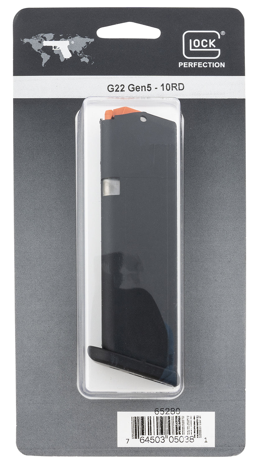 Glock G22/G35 Gen5 10-Round .40 S&W Black Polymer Magazine 65280