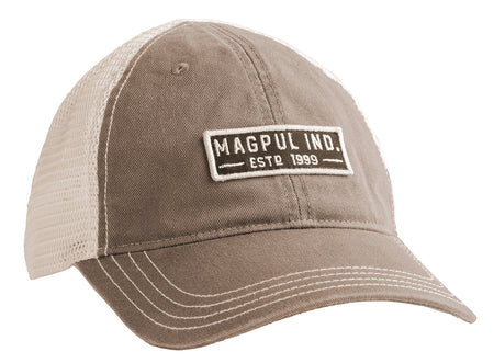 Magpul Established Garment Trucker Cap Driftwood Embroidered Patch Snapback MAG1260-252