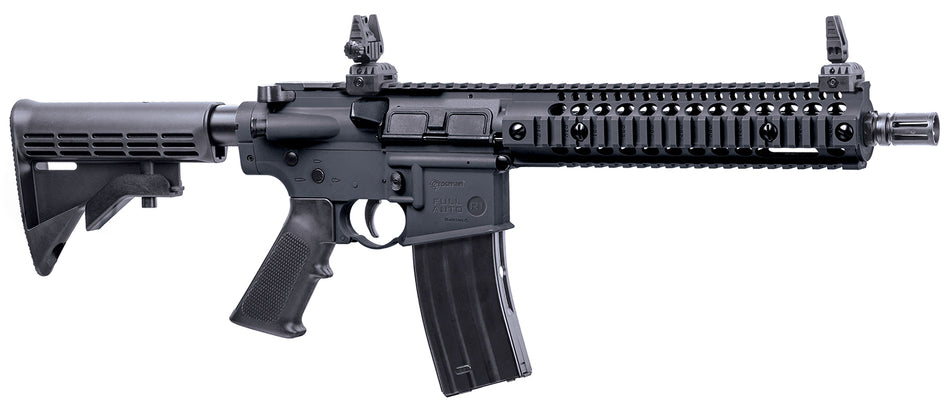 Crosman CFAR1B Full Auto R1 .177 Caliber CO2 BB Air Rifle 25rd Adjustable Buttstock Black