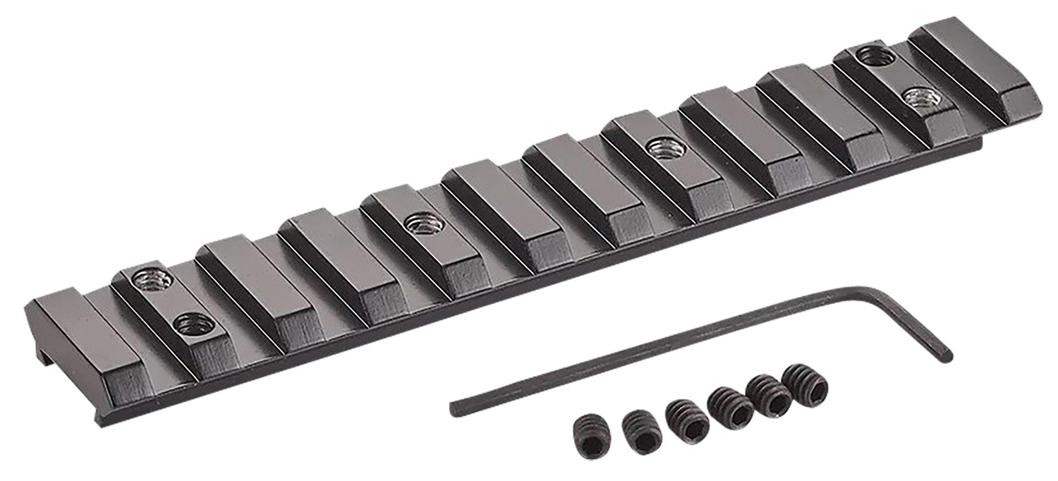 Henry HLPA001 Gloss Black Picatinny Adapter 0 MOA Red Dot Optic Mount