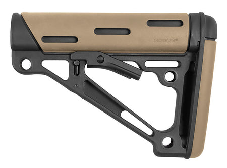Hogue 15340 AR-15 M16 M4 Collapsible Stock FDE OverMolded Rubber Mil-Spec Tube