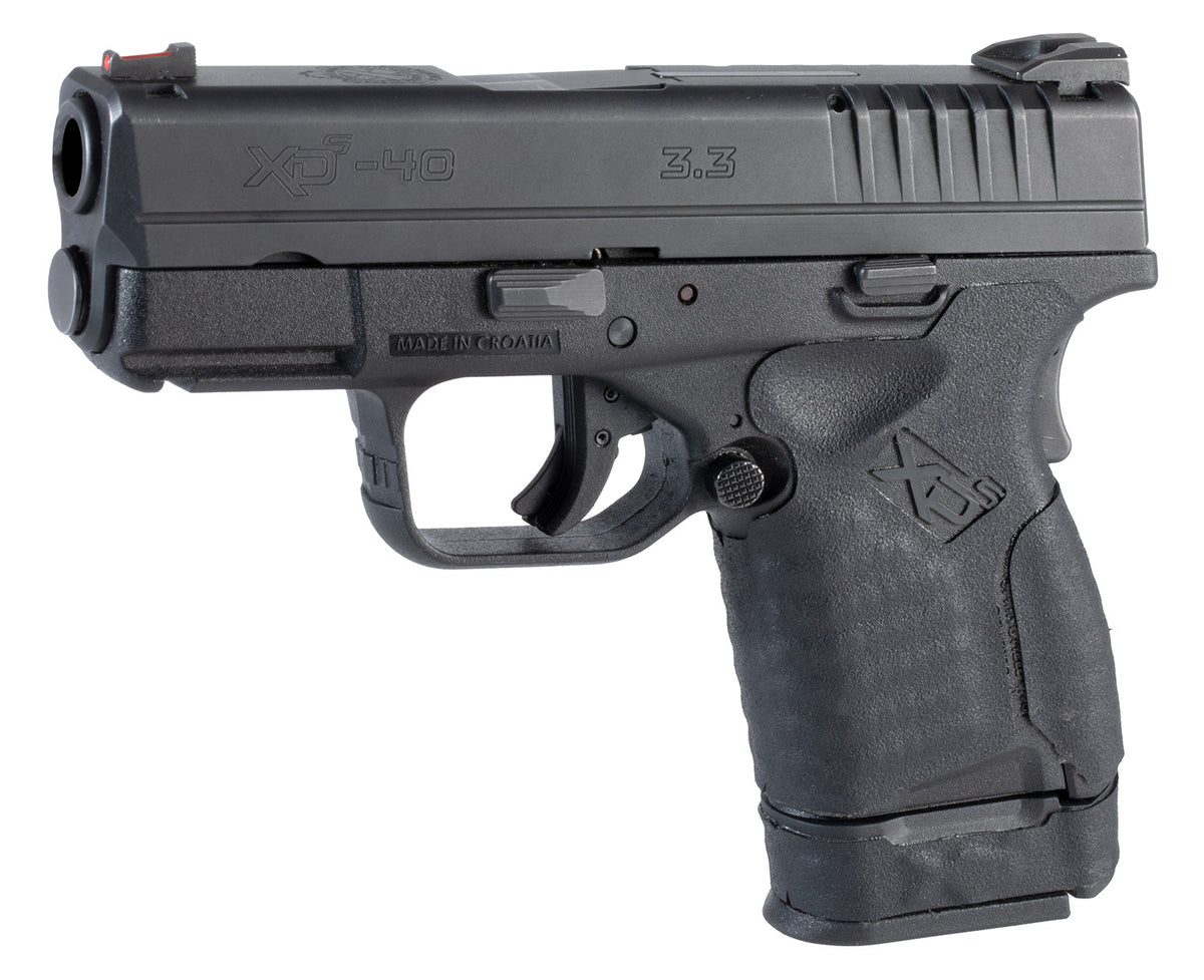 Hogue 17630 Wrapter Rubber Grip Sig P320 Full Size Medium Grip Module - Grain Texture Black
