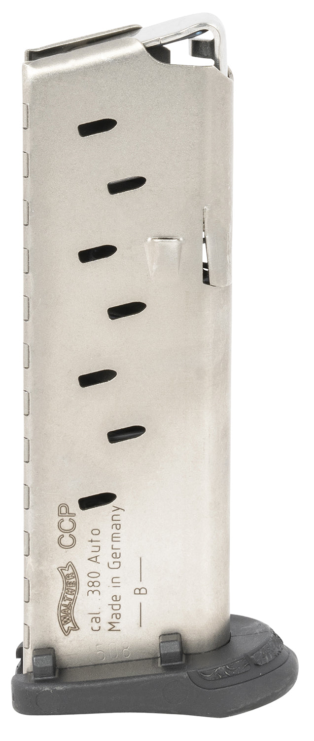 Walther Arms 50862002 Stainless 8rd .380 ACP Magazine for CCP M2
