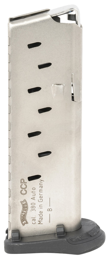 Walther Arms 50862002 Stainless 8rd .380 ACP Magazine for CCP M2