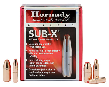 Hornady Sub-X .458" 410gr Subsonic Expanding .45-70 Govt Bullets 50/ct