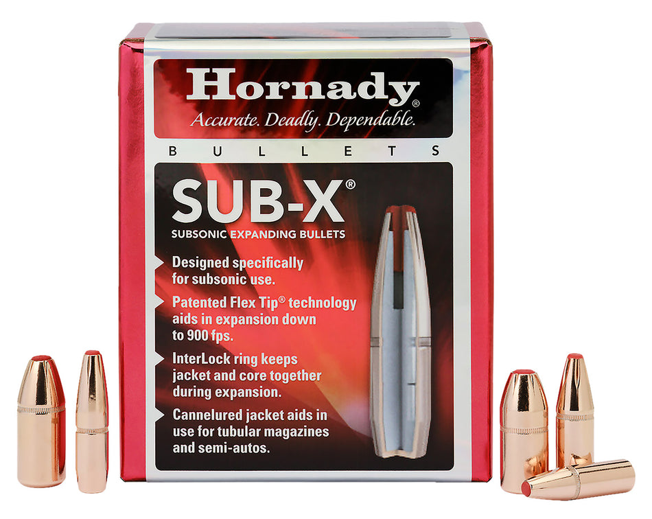 Hornady Sub-X .458" 410gr Subsonic Expanding .45-70 Govt Bullets 50/ct