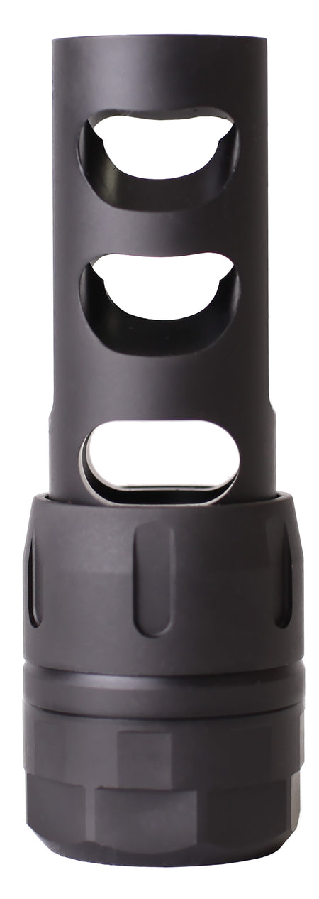 Nosler 97230 .338 Cal Muzzle Brake Black 5/8-24 TPI Threaded
