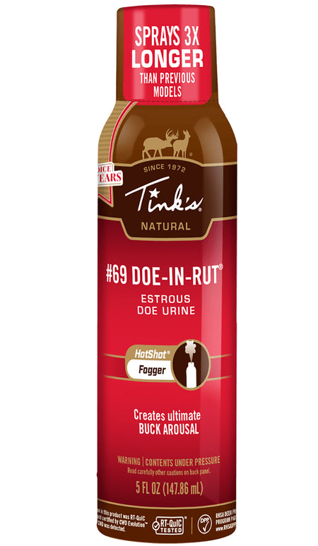 Tinks W5500 Doe-In-Rut #69 Buck Lure Fogger Aerosol Spray 5oz