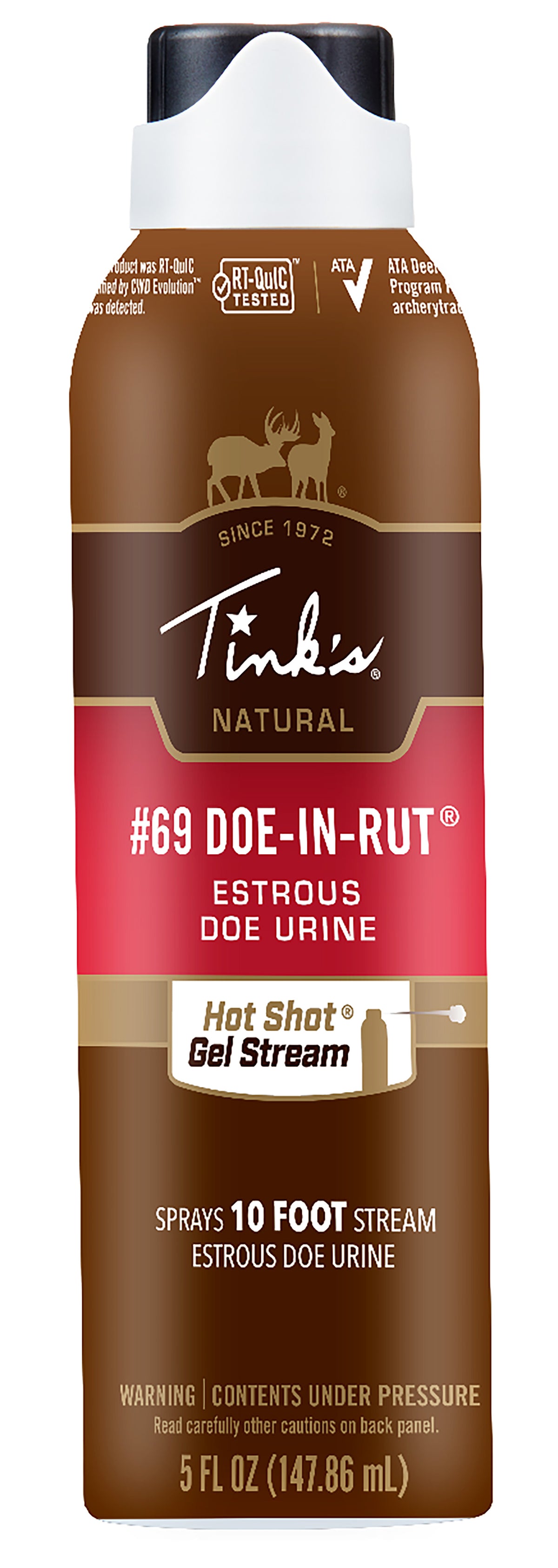 Tinks #69 Doe In Estrus Hot Shot Deer Attractant Gel 5 oz Stream