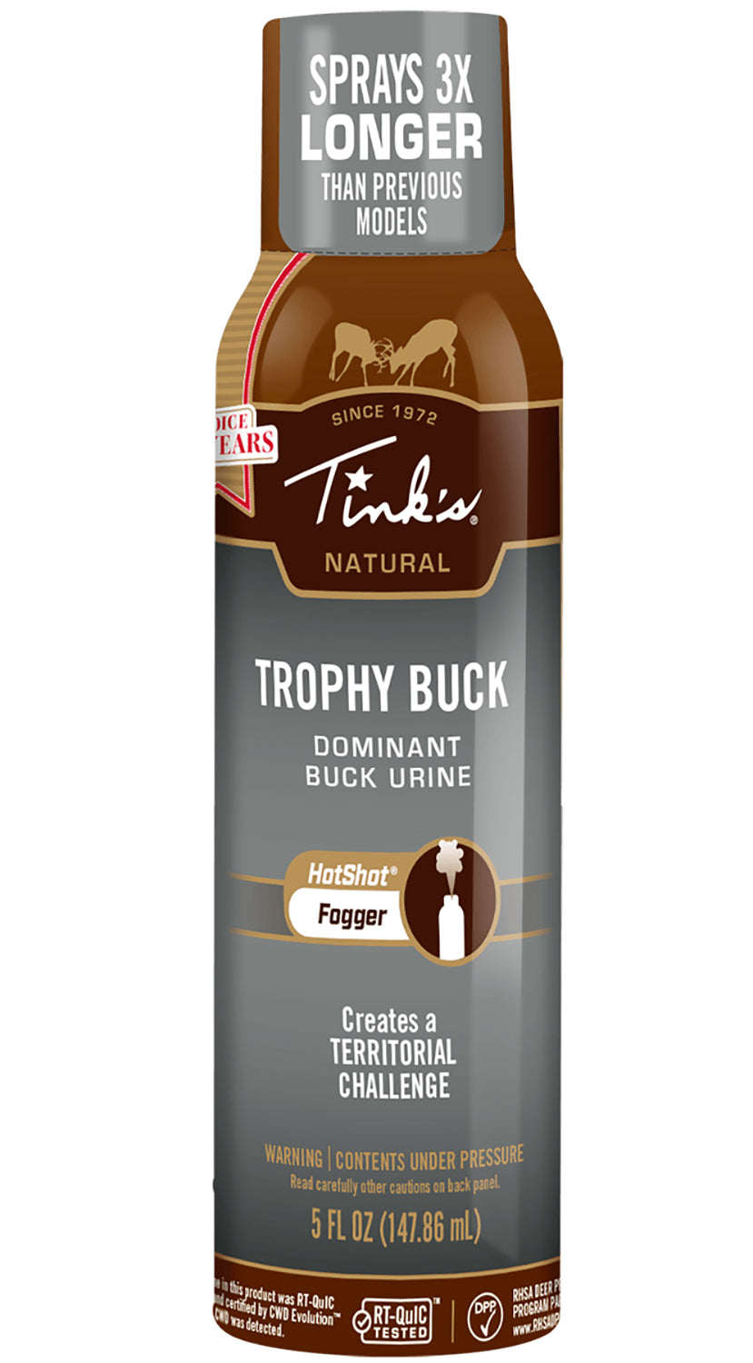 Tinks Trophy Buck Deer Attractant Fogger Pure Buck Urine Scent Spray 5 oz