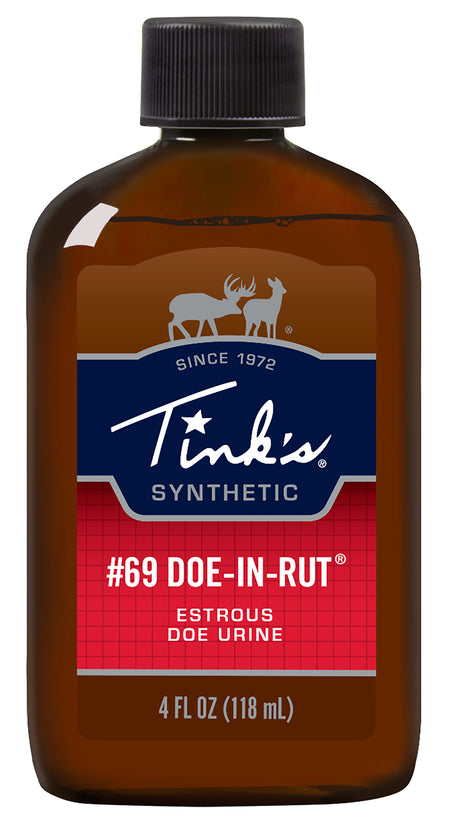 Tinks #69 Doe In Rut Synthetic Deer Attractant Squeeze Bottle 4 oz