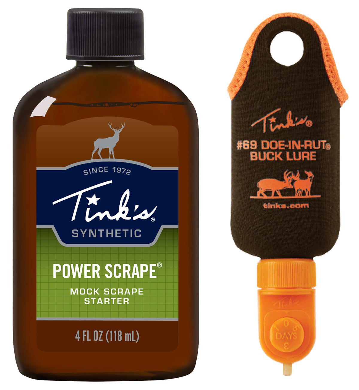 Tinks Power Scrape Mock Scrape Starter Deer Lure with Dial-A-Dripper 4 oz