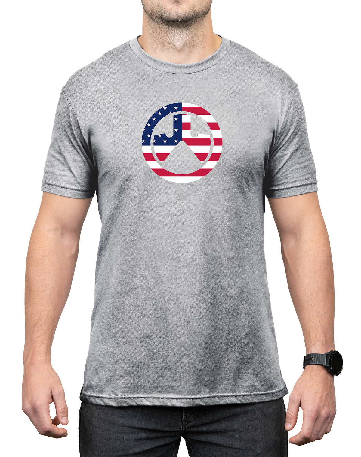 Magpul Independence Icon Gray Heather Crew Neck Short Sleeve Shirt Small