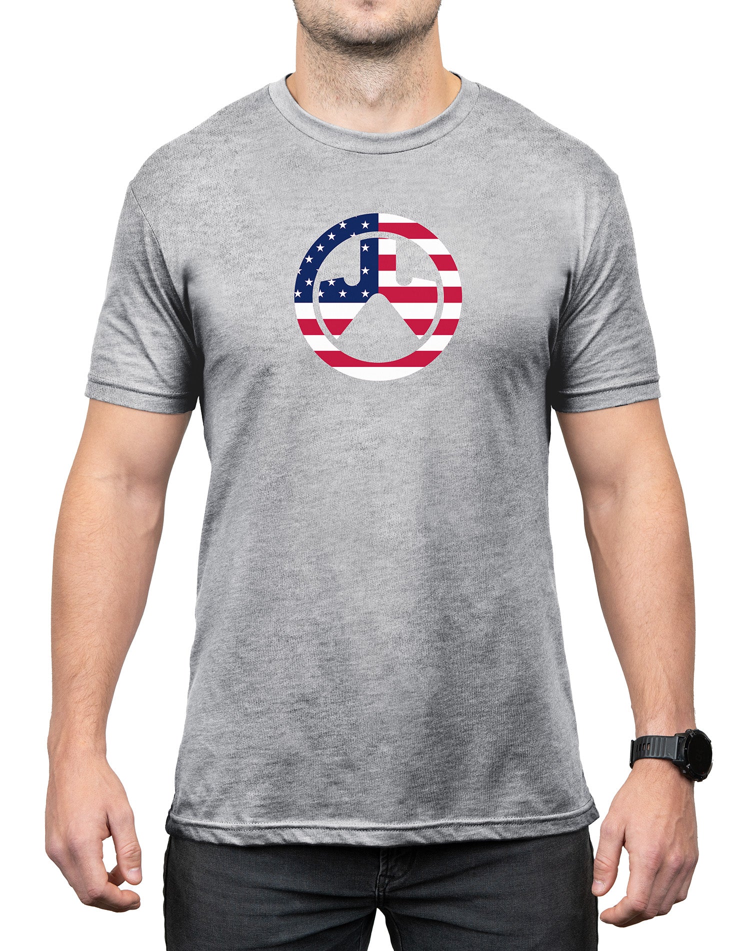 Magpul Independence Icon Gray Heather Crew Neck Short Sleeve Shirt Small