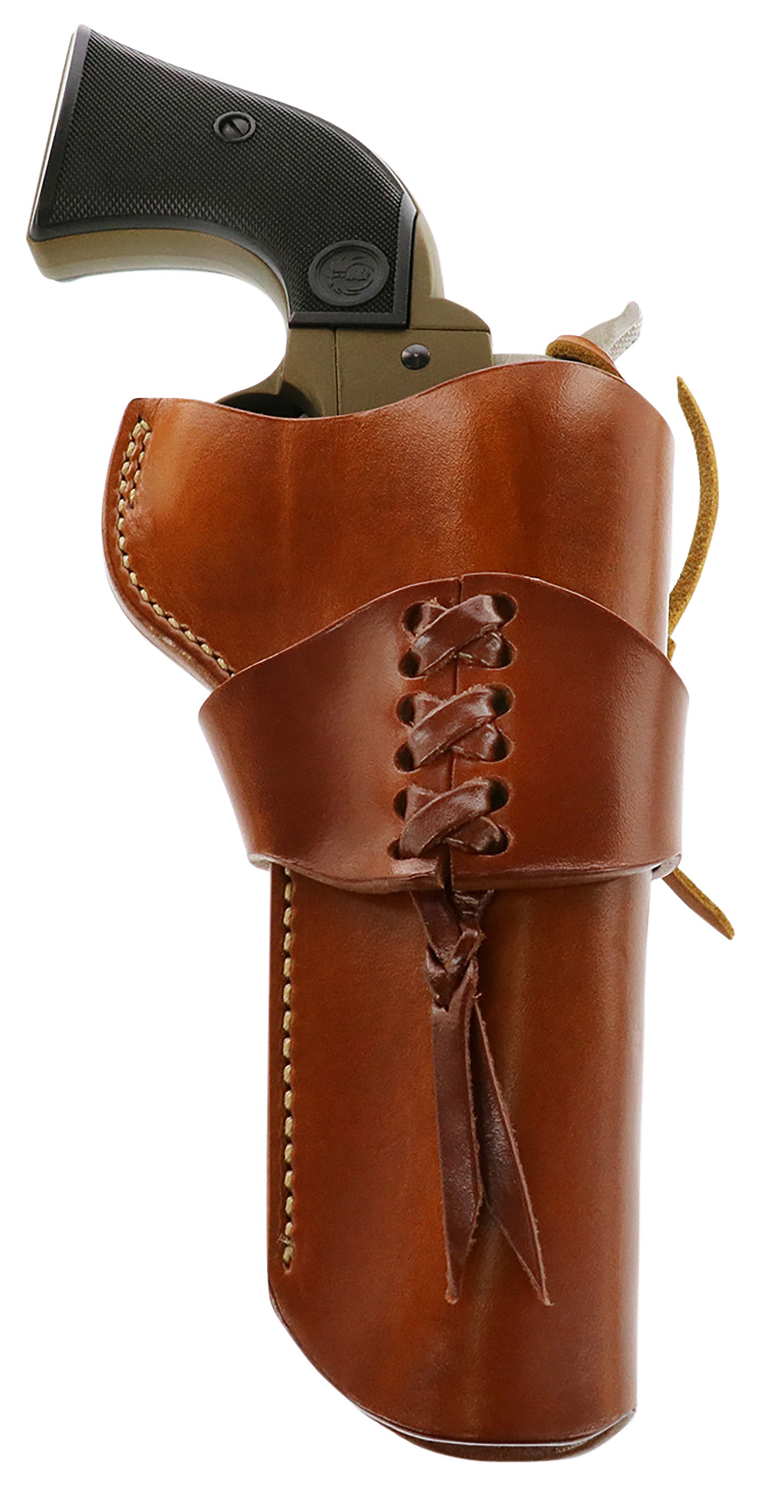 Galco WWR320 Wrangler OWB Tan Steerhide Leather Belt Loop Holster Ruger Wrangler Right Hand