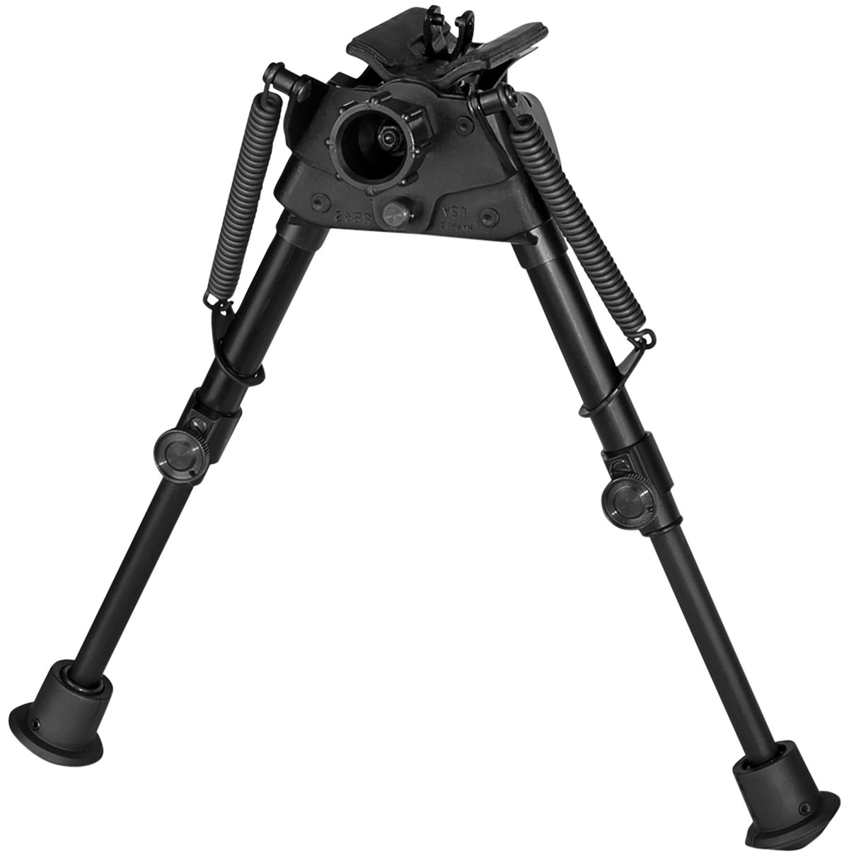 Harris Bipod S-BR2 Swivel BR, Sling Stud Mount, 6-9", Self-Leveling Legs, Rubber Feet
