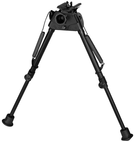 Harris Bipod S-L2 Swivel L, Sling Stud Mount, 9-13", Black Anodized, Self-Leveling Legs