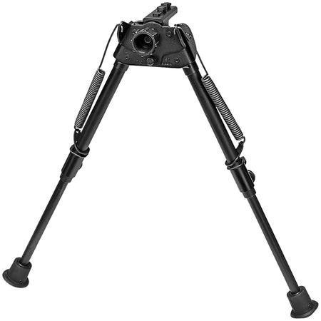 Harris Bipod S-LM-LOK, M-LOK Rail Mount, 9-13", Black Steel/Aluminum, Swivel, Rubber Feet