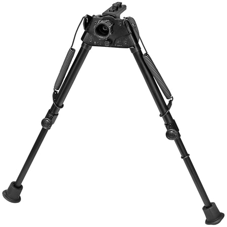 Harris Bipod S-L2M-LOK, M-LOK Rail, 9-13", Black Anodized, Self-Leveling Legs, Rubber Feet