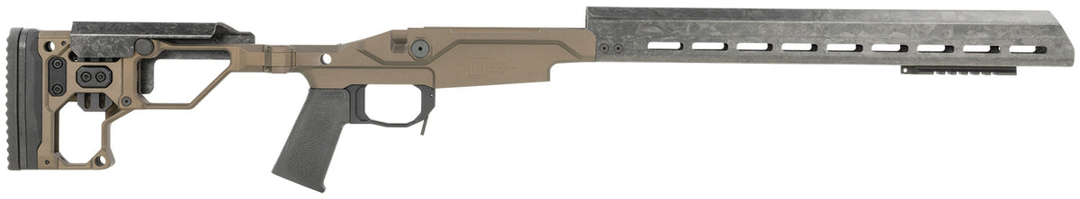 Christensen Arms 8100000107 MPR Rifle Chassis Desert Brown for Rem 700 Long Action