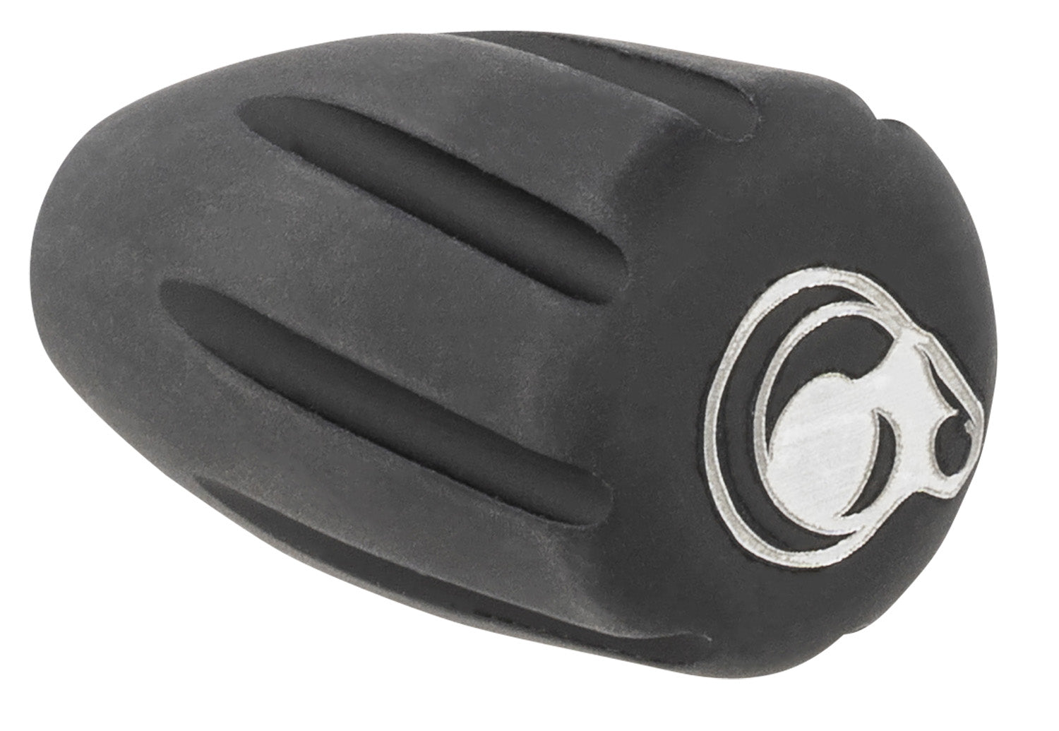 Christensen Arms Tactical Bolt Knob 8100001900 Black Hardcoat Anodized Aluminum w/ White Logo for Precision Rifles