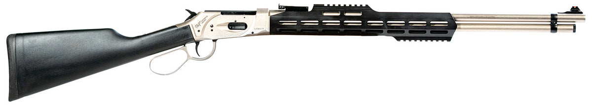 Gforce Arms GFLVR20SSTAC Saddlehorn Full Size 410 Gauge Lever 2.50" 7+1 20" Stainless Steel Barrel, Stainless Aluminum Receiver, Fixed Black Synthetic Stock, Right Hand