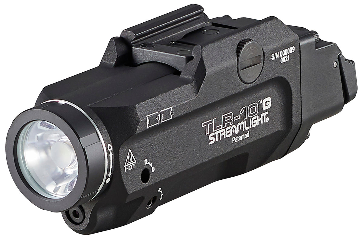 Streamlight 69473 TLR-10 G 1000 Lumens Black Anodized Full Frame Weapon Light Green Laser