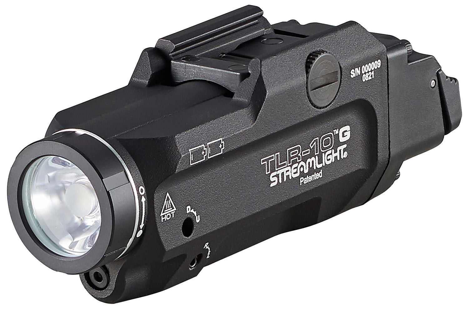 Streamlight 69473 TLR-10 G 1000 Lumens Black Anodized Full Frame Weapon Light Green Laser