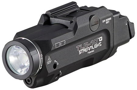 Streamlight 69473 TLR-10 G 1000 Lumens Black Anodized Full Frame Weapon Light Green Laser