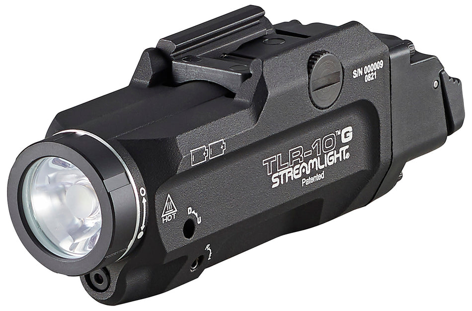 Streamlight 69473 TLR-10 G 1000 Lumens Black Anodized Full Frame Weapon Light Green Laser