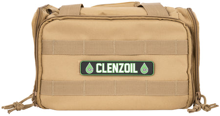Clenzoil Universal Multi-Gauge Gun Cleaning Range Bag Kit 30 Pieces Tan